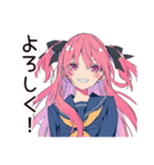 げんきな女子高生★初バイト敬語（個別スタンプ：9）