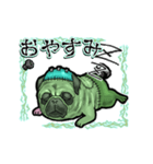 アンデッド動く⚰️フラン犬_毎日使える日常（個別スタンプ：2）
