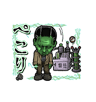アンデッド動く⚰️フランケン_毎日使える（個別スタンプ：15）