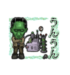 アンデッド動く⚰️フランケン_毎日使える（個別スタンプ：18）