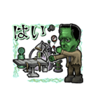 アンデッド動く⚰️フランケン_毎日使える（個別スタンプ：19）