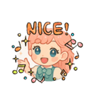 キラキラ可愛い×ユーモア挨拶スタンプ（個別スタンプ：3）