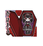 アンデッド動く⚰️吸血女子_毎日使える日常（個別スタンプ：3）