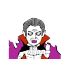 動くドラキュラ伯爵（復刻版⚰️）（個別スタンプ：22）