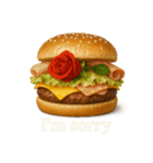 ハンバーガーで会話（個別スタンプ：4）