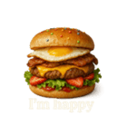 ハンバーガーで会話（個別スタンプ：13）