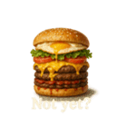 ハンバーガーで会話（個別スタンプ：17）