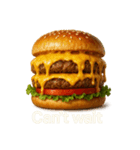 ハンバーガーで会話（個別スタンプ：18）
