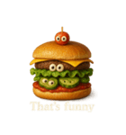 ハンバーガーで会話（個別スタンプ：23）