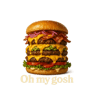 ハンバーガーで会話（個別スタンプ：26）