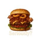 ハンバーガーで会話（個別スタンプ：33）