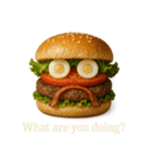 ハンバーガーで会話（個別スタンプ：38）