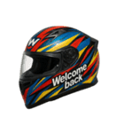 バイクヘルメットで会話（個別スタンプ：8）