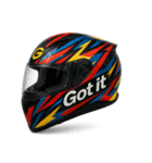 バイクヘルメットで会話（個別スタンプ：11）