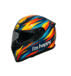 バイクヘルメットで会話（個別スタンプ：13）