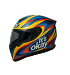 バイクヘルメットで会話（個別スタンプ：21）