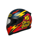 バイクヘルメットで会話（個別スタンプ：27）