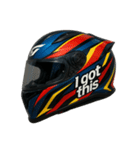 バイクヘルメットで会話（個別スタンプ：38）