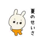 ミドルエイジうさぎ4（夏にぴったり編）（個別スタンプ：33）