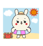 ミドルエイジうさぎ4（夏にぴったり編）（個別スタンプ：40）