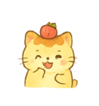 プリンねこ Pudding とろけるひととき（個別スタンプ：2）