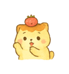 プリンねこ Pudding とろけるひととき（個別スタンプ：4）