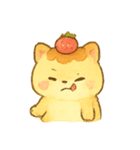 プリンねこ Pudding とろけるひととき（個別スタンプ：17）