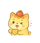 プリンねこ Pudding とろけるひととき（個別スタンプ：19）