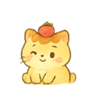プリンねこ Pudding とろけるひととき（個別スタンプ：22）