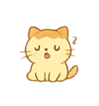 とろけるプリンねこ PuddingCat（個別スタンプ：3）