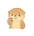 オッターポップ ちゃぷちゃぷカワウソ（個別スタンプ：9）