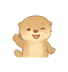オッターポップ ちゃぷちゃぷカワウソ（個別スタンプ：10）
