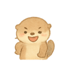 オッターポップ ちゃぷちゃぷカワウソ（個別スタンプ：17）