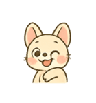 おちゃめフレブルオタちゃん（個別スタンプ：1）