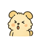 ふわふわ子犬 FluffPup のモフモフ日常（個別スタンプ：2）