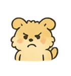 ふわふわ子犬 FluffPup のモフモフ日常（個別スタンプ：5）