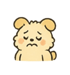 ふわふわ子犬 FluffPup のモフモフ日常（個別スタンプ：6）