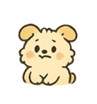 ふわふわ子犬 FluffPup のモフモフ日常（個別スタンプ：13）