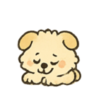 ふわふわ子犬 FluffPup のモフモフ日常（個別スタンプ：19）