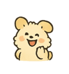 ふわふわ子犬 FluffPup のモフモフ日常（個別スタンプ：22）