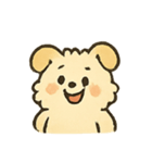 ふわふわ子犬 FluffPup のモフモフ日常（個別スタンプ：23）