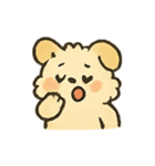 ふわふわ子犬 FluffPup のモフモフ日常（個別スタンプ：24）