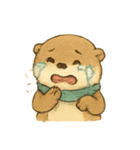 ぷかぷかラッコ BubbleOtter（個別スタンプ：8）
