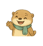 ぷかぷかラッコ BubbleOtter（個別スタンプ：10）
