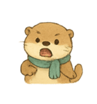 ぷかぷかラッコ BubbleOtter（個別スタンプ：14）