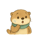 ぷかぷかラッコ BubbleOtter（個別スタンプ：16）