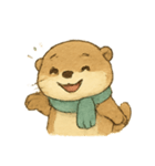 ぷかぷかラッコ BubbleOtter（個別スタンプ：18）