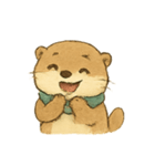 ぷかぷかラッコ BubbleOtter（個別スタンプ：21）