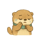 ぷかぷかラッコ BubbleOtter（個別スタンプ：24）