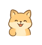 まんまるキツネ MochiFox（個別スタンプ：1）